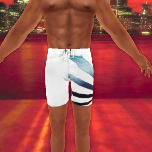 WT Blue Sunburst Surfer Shorts {BOXED}