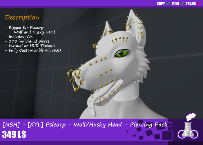 [XYL] - [NSH] Psicorp - Wolf Piercings