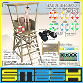 SMASH - Seaside Lifeguard Tower Set (Beech)