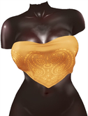 Kaithleen's Bandana Strip Top - Mustard