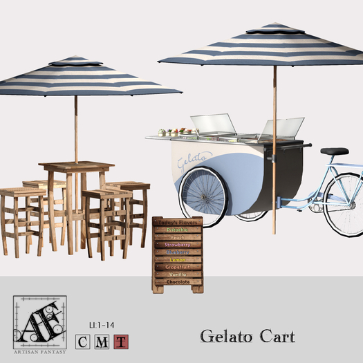 *AF* Gelato Cart