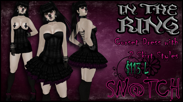 :::Sn@tch In the Ring Corset Dress:::