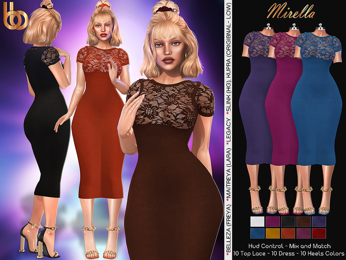 Bens Boutique - Mirella Set Hud Control