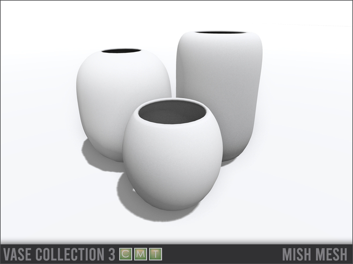 Mish-Mesh  Vase Collection 3 FULL PERMISSIONS