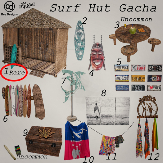 BD-Inkme Surf Hut Gacha 9 UNCOMMON