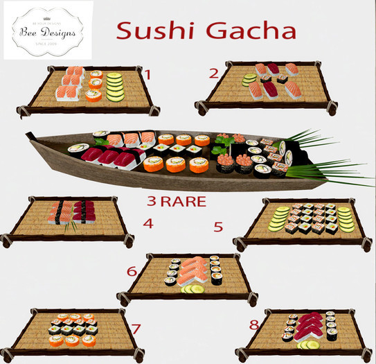 Bee Designs Sushi Gacha 2