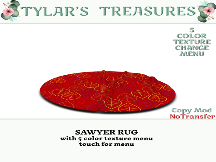 .:TT:.  SAWYER RUG  ADD ME