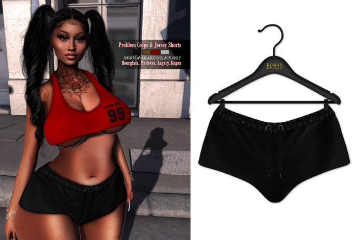 [BRAUD] Jersey Shorts Black 