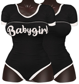 Kaithleen's Strip Leotard - Black