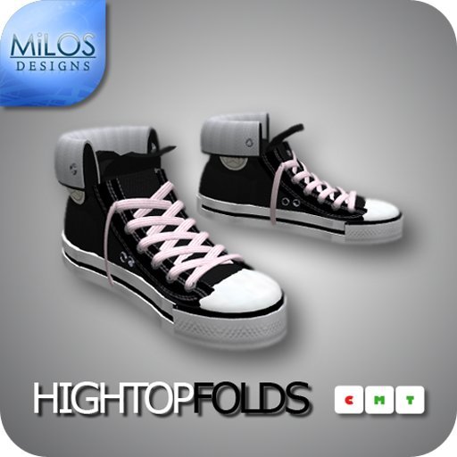 MiLOS High Top Folds - Black - Female