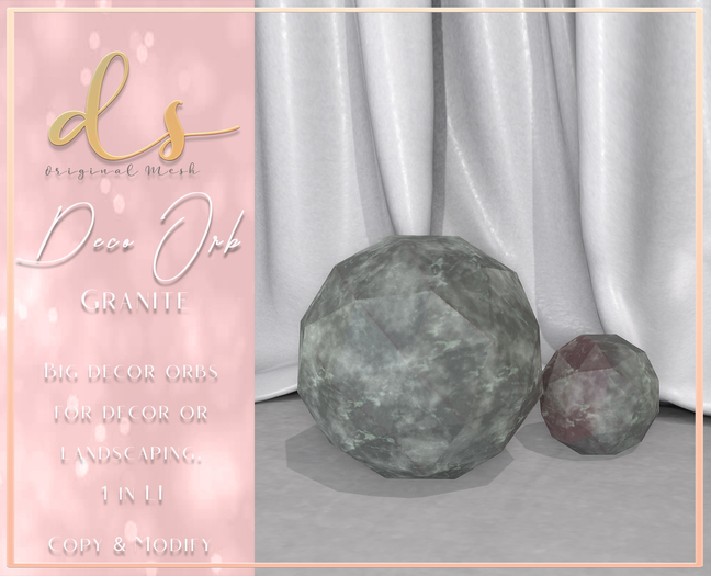 DS - Deco Orbs - Granite
