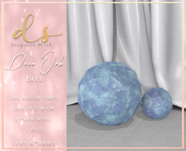 DS - Deco Orbs - Light Blue