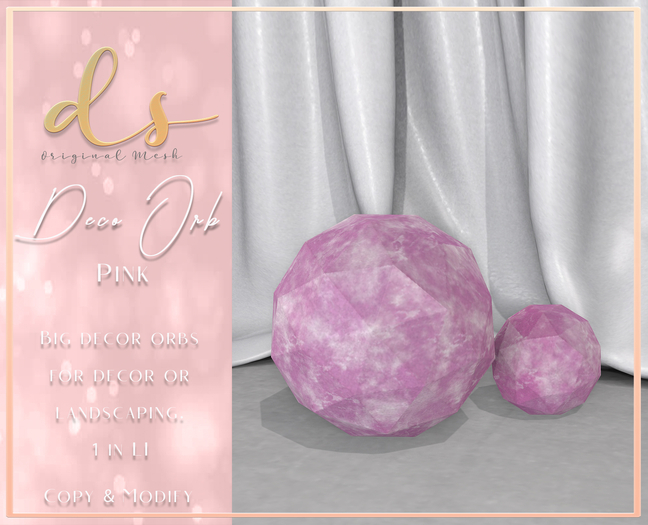 DS - Deco Orbs - Light Pink