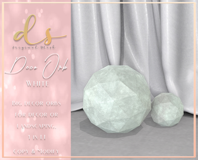 DS - Deco Orbs - White