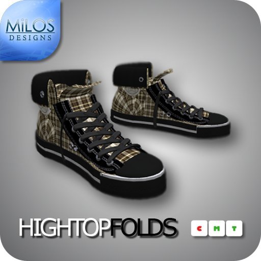 MiLOS High Top Folds - Plaid - Male