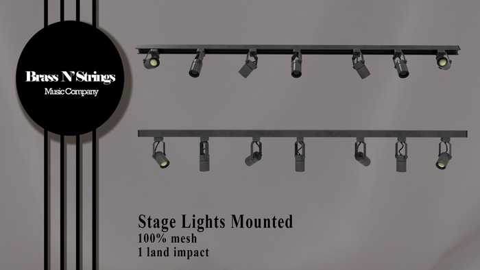 Stage Lights Mounted