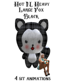 Hot N Heavy - Fox Large Black