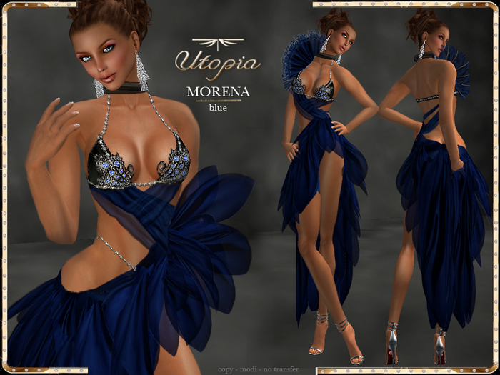 Utopia MORENA blue - Appliers Included!