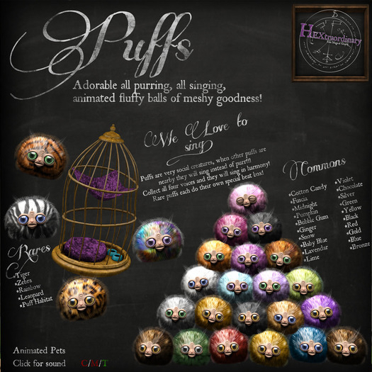 *HEXtraordinary* Zebra Puff - (Box) RARE