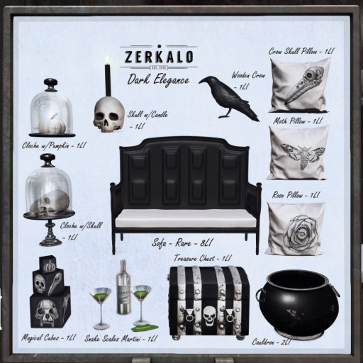 [ zerkalo ] Dark Elegance - Sofa (RARE)