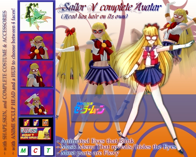 SAILOR V COMPLETE AVATAR