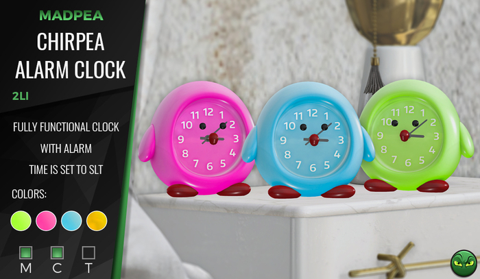 MadPea ChirPea Alarm Clock