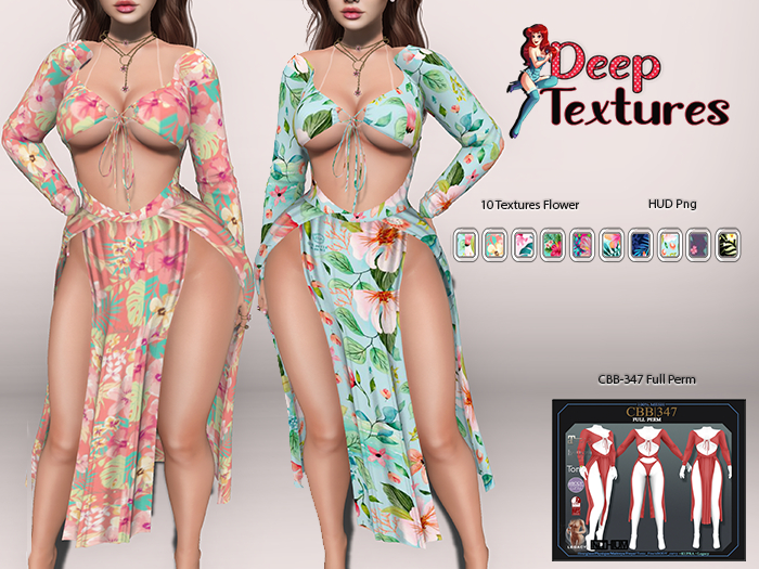 >> Deep Textures Flower Cbb 347