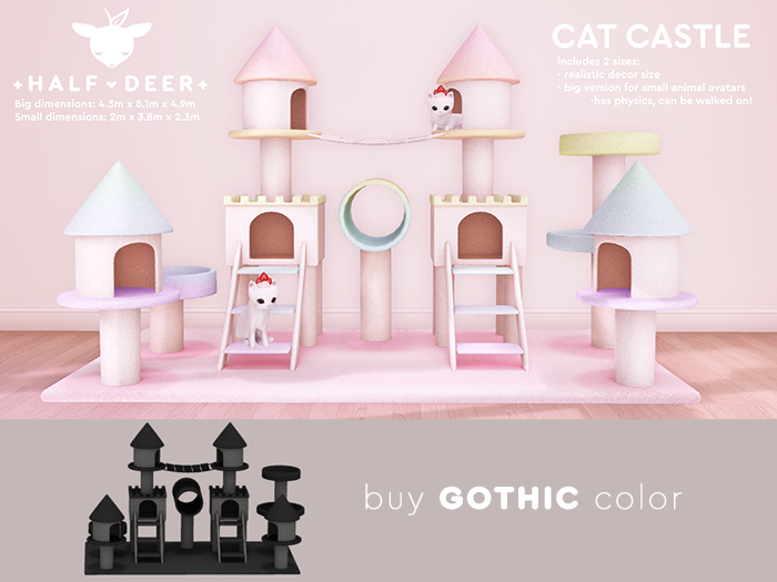 +Half-Deer+ Cat Castle [Gothic]