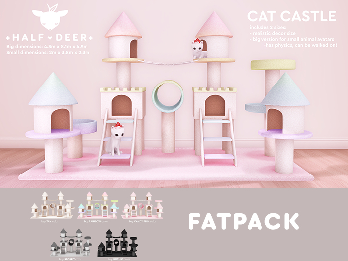 +Half-Deer+ Cat Castle [FATPACK]