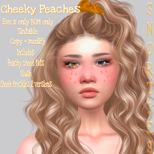 Snorties | Cheeky Peaches Evox