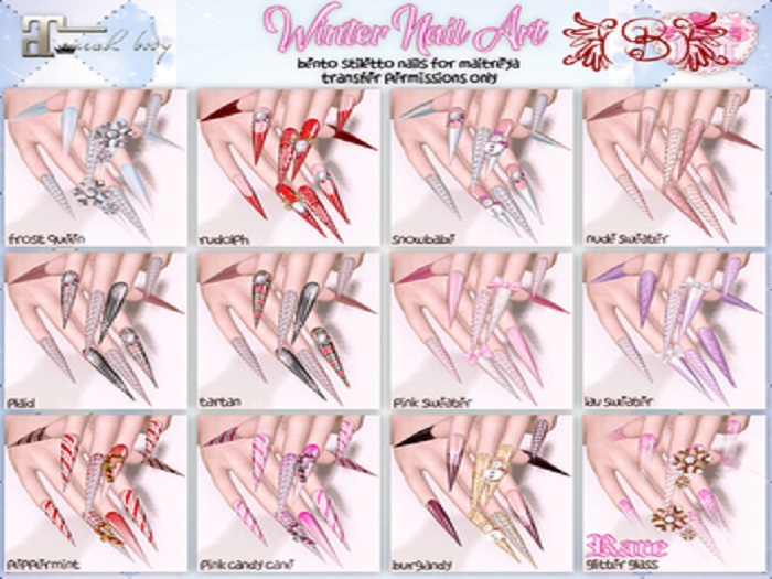 .tsg. Winter Nail Art  - Rudolph