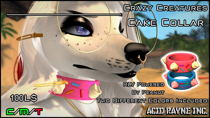 <AR> Crazy Creatures - Cake Collar