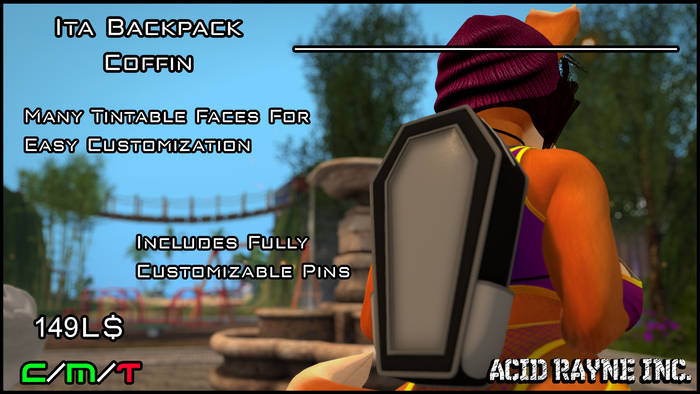 <AR> Ita Backpack - Coffin