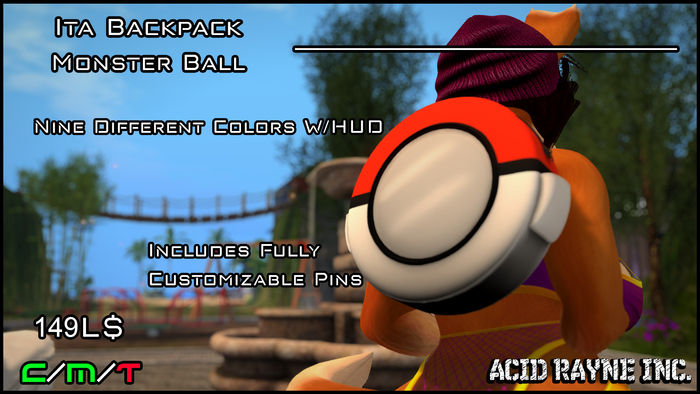 <AR> Ita Backpack - Monster Ball