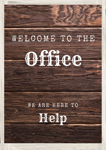 Office sign