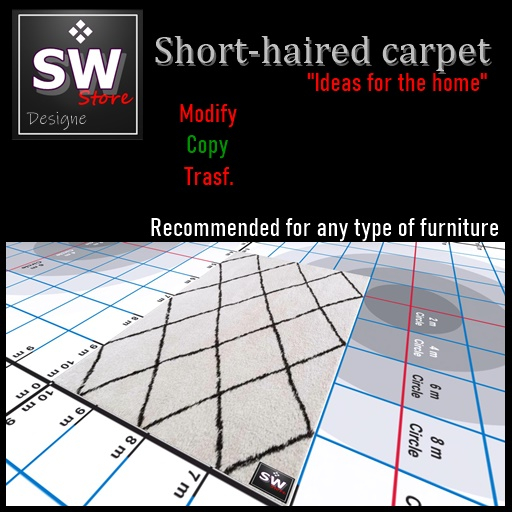 Carpet - Short-haired carpet6x4