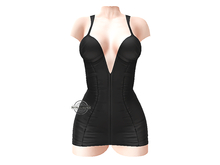 Birdy | Boudoir | Corset Dress Black