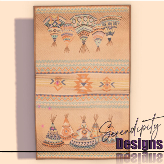 Serendipity Designs - Southwest Teepee Rug 