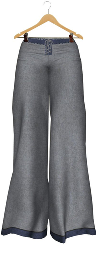 ExtrAZ - Grey Blue Retro Pants