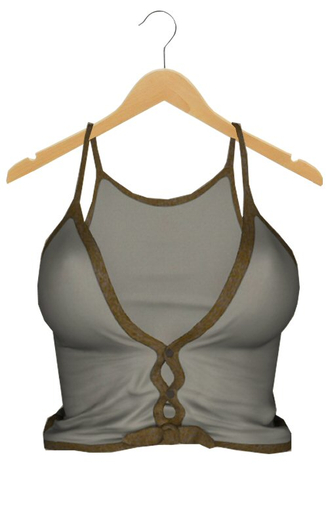 ExtrAZ - Beige Brown Retro Top