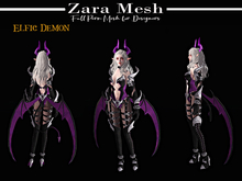 Zara Mesh - Halloween - Elfic Demon - FULL PERM MESH