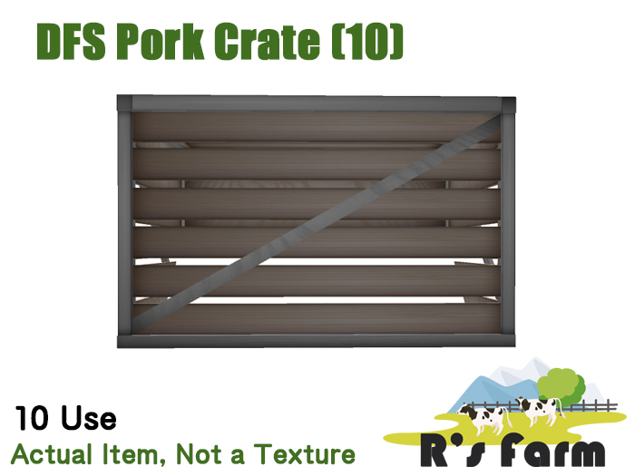 DFS Pork Crate (10) (Actual Item Not a Texture)