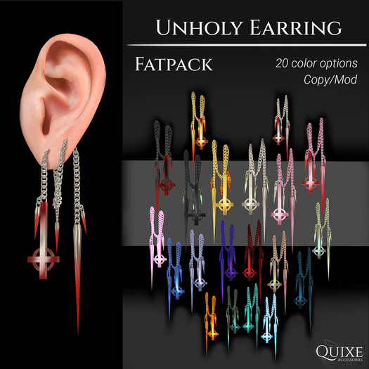 QUIXE - Unholy Earring FATPACK