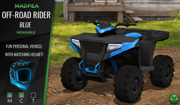 MadPea Off-Road Rider - Blue