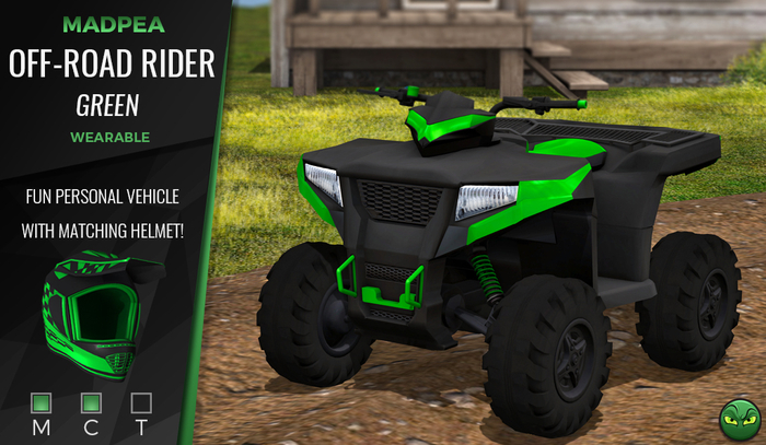 MadPea Off-Road Rider - Green