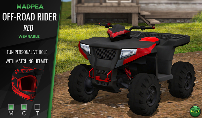 MadPea Off-Road Rider - Red