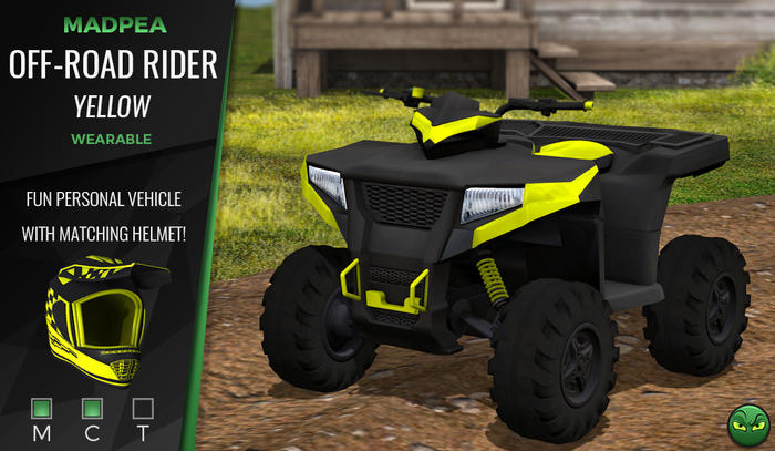 MadPea Off-Road Rider - Yellow