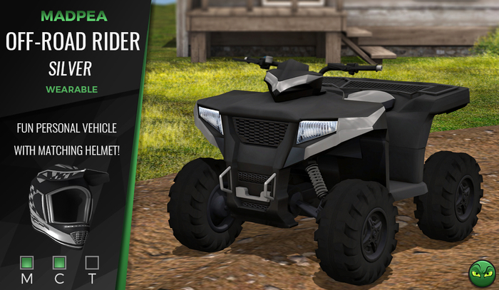 MadPea Off-Road Rider - Silver