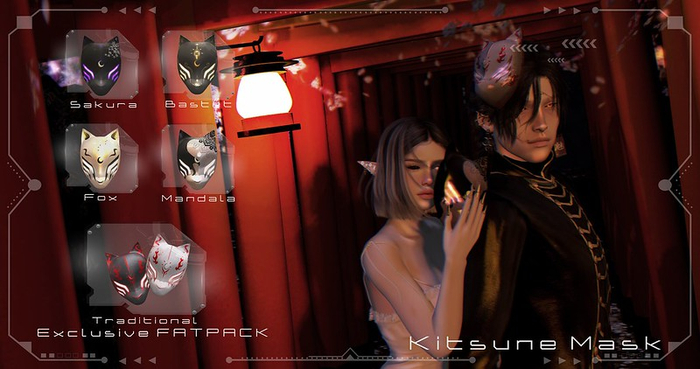 [AiiZawa] Kitsune Mask - FATPACK