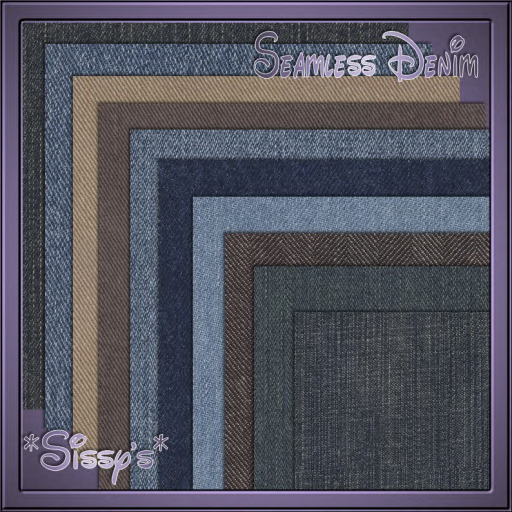 *-* Royal Pain *-* Seamless Denim Textures Boxed